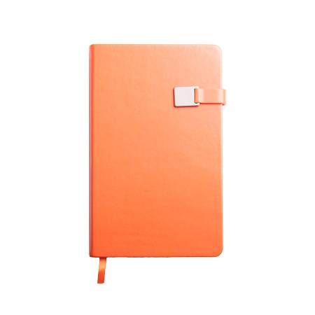 Ежедневник недатированный Spirit , А5, оранжевый, кремовый блок